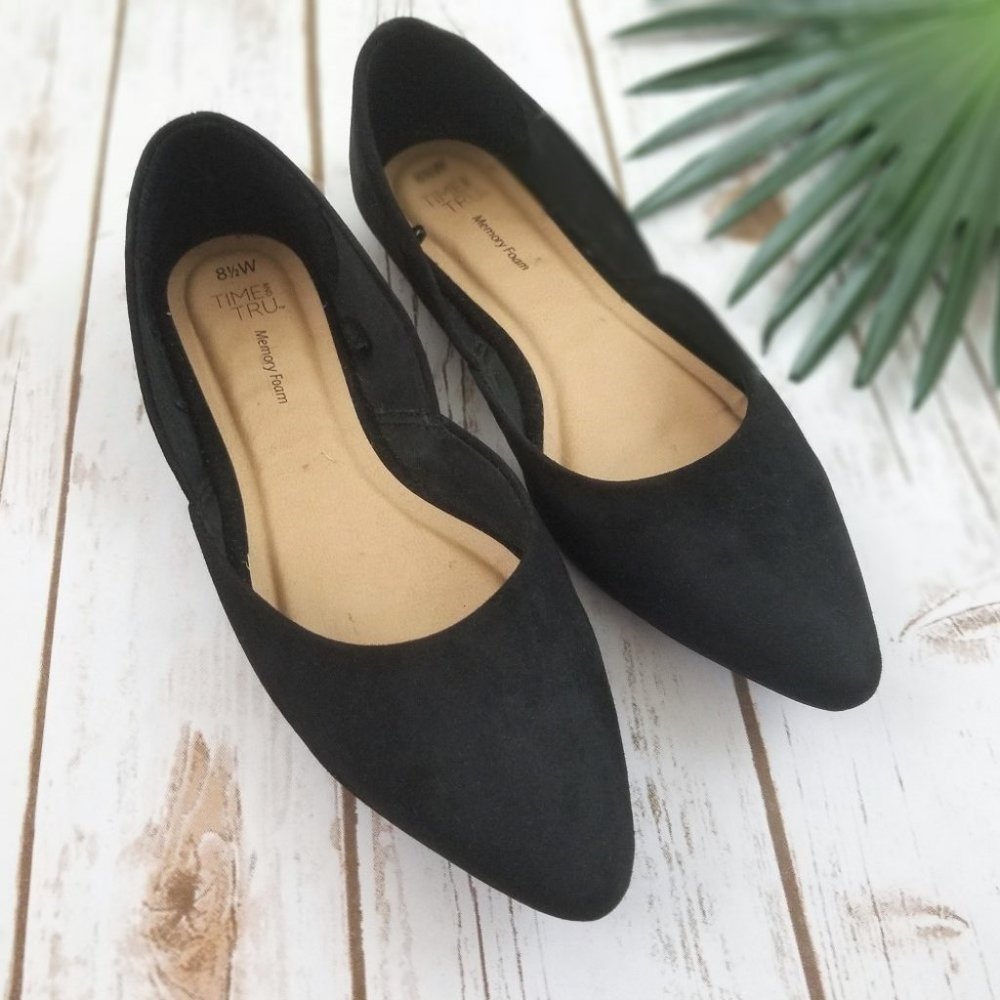 Time And Tru Pointed Ballet Flat Shoes - Picture 2 of 8